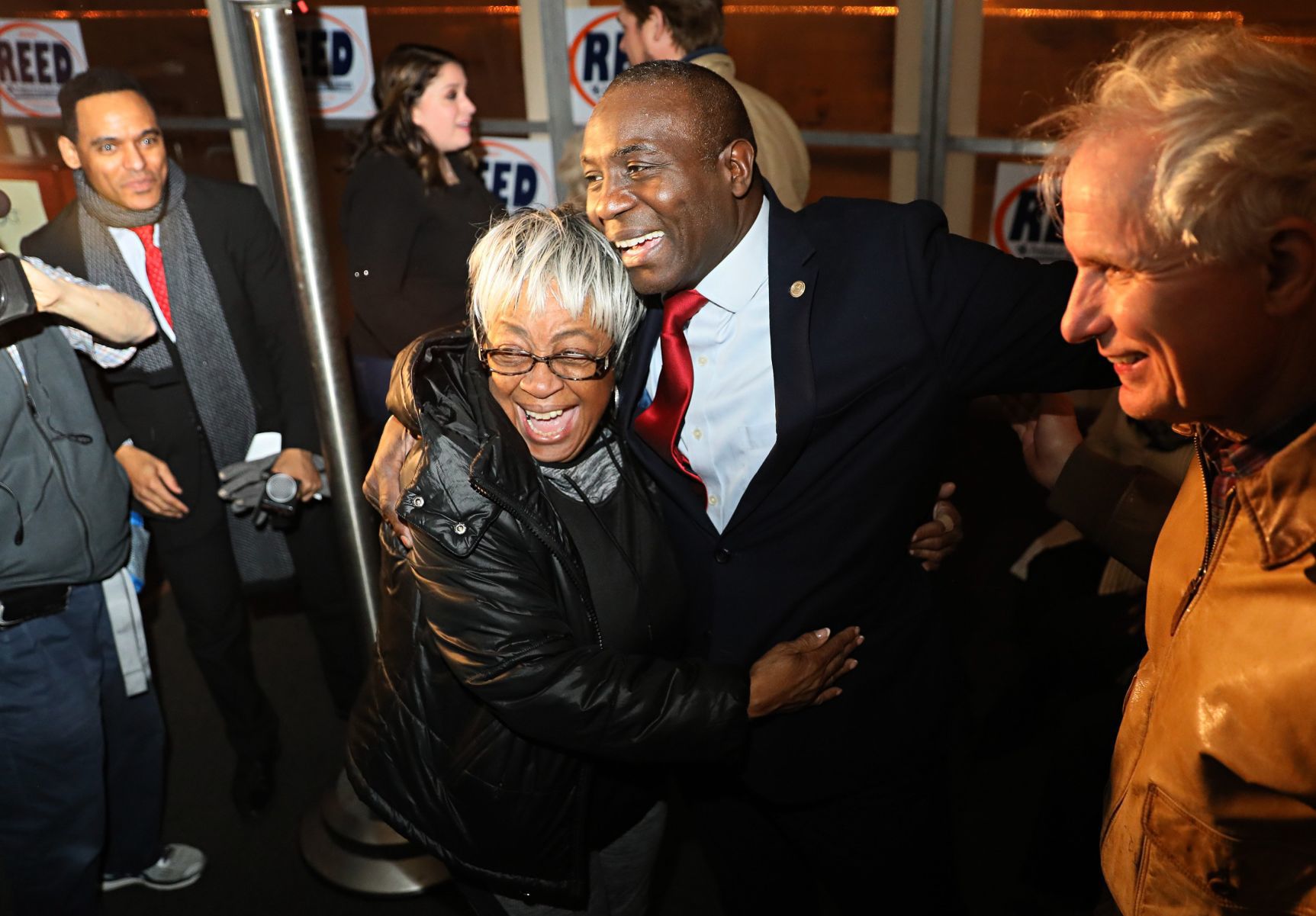 Lewis Reed primary election night party 2019